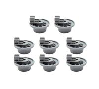 Roues de panier inférieur for lave-vaisselle, 8 pièces, roulettes, Texture en plastique, adaptées à plusieurs modèles