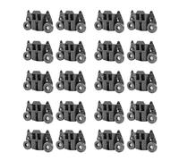 Roues De Panier Inférieur For Lave-vaisselle W10195417, Compatibles Avec Kitchenaid, Compatibles Avec Whirlpool, Compatibles Avec Kenmore, Le Rouleau De Support Remplace PS11750057(20 pcs)
