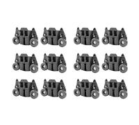 Roues De Panier Inférieur For Lave-vaisselle W10195417, Compatibles Avec Kitchenaid, Compatibles Avec Whirlpool, Compatibles Avec Kenmore, Le Rouleau De Support Remplace PS11750057(12 pcs)
