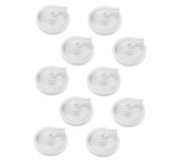 Roues de Panier Inférieur pour Lave-vaisselle, Lot de 10 Pièces Blanches