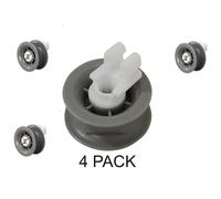Roues De Panier Supérieur Pour Lave-Vaisselle Bosch Siemens 00611666 4 Pack