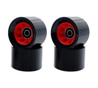 Roues de Patins à Roulettes Double Rangée 95a, Lot de Set de Noir Pu