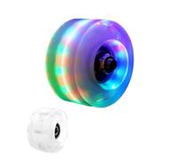 Roues de patins à roulettes lumineuses 1PC82A 54 x 32 mm - Roues clignotantes - Roues de patins à roulettes quadruples - Ajustement léger - for patinoire coulissante sur route - Accessoires intérieurs