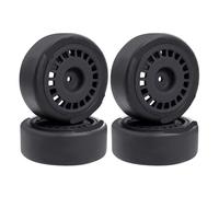 Roues de pneus hexagonaux de 12mm, 66x26mm, for 1/10 LC PTG-2R Tamiya 1/10 XV01 xv02 10303 10304 xts-s10/ Trax - XAS MiniMini Rally Ford(Black A)