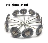 Roues De Polissage En Laine/Coton/Tissu,Tampon De Polissage Pour Bijoux,Brosse Abrasive,Accessoires Dremel Pour Outils Rotatifs,10 Pièces - Type Gh104