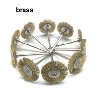 Roues De Polissage En Laine/Coton/Tissu,Tampon De Polissage Pour Bijoux,Brosse Abrasive,Accessoires Dremel Pour Outils Rotatifs,10 Pièces - Type Gh103