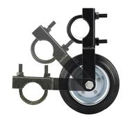 Roues de porte de tuyau en métal, roues de porte de clôture, pour portails en bois, roues de roulette de portail à rotation avec degrés de capacité, roulettes pour portails à ressort, roulettes à