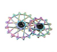 Roues de poulie 12T + 16T pour dérailleur arrière de vélo pour Sram Nx pour Gx Xx1 (arc-en-ciel)