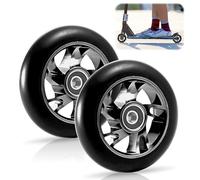 Roues De Rechange 2 Pièces 120mm, ABEC-9 Scooter Roulements, Longue Durée Vie Compatible Avec Plupart Des Trottinettes