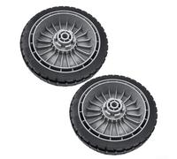 Roues de rechange complètes pour tondeuse à gazon et kit d'engrenage d'entraînement 12 dents pour modèles Honda HRR216 HRS216 HRT216 pour restaurer la fonctionnalité de la tondeuse (2 roues avant)