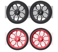 Roues de rechange en alliage d'aluminium 82 mm pour vélos pliants Brompton pour améliorer votre expérience de cyclisme (doré)