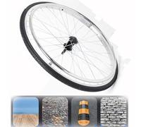 Roues de rechange for fauteuil roulant 24 x 1 3/8, roue arrière universelle for fauteuil roulant, roue de rechange non gonflable for fauteuil roulant, convient à la plupart des fauteuils roulants stan