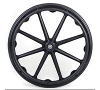 Roues de rechange for fauteuils roulants, remplacement de roue de fauteuil roulant 24 pouces, accessoires de roue arrière de fauteuil roulant, pneu solide non gonflable, spécification : 24 X 1 3/8 (ta