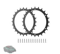 Roues de rechange pour tondeuse à gazon Bosch Indego XS 300, M700, S 500, M+ 700, S+ 500, 170 mm, 2 pics, 12 clous