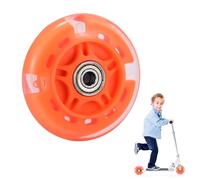 Roues de rechange pour trottinette, 1 pièce Roue LED Flash 80 mm, Mini Maxi Micro Trottinette Patins à roulettes, lumières de roue clignotantes, arrière, arrière, ABEC-7, 80 mm, pour enfants et