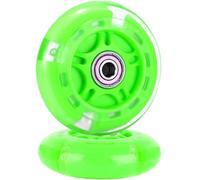 Roues de rechange pour trottinette, 1 pièce Roue LED Flash 80 mm, Mini Maxi Micro Trottinette Patins Roues, lumières de roue clignotantes, arrière, arrière, ABEC-7, 80 mm, pour enfants et adolescents