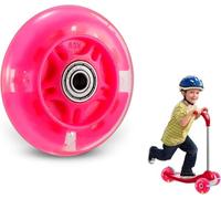 Roues de rechange pour trottinette, roue LED flash 80 mm, roues de skate pour trottinettes Mini Maxi Micro, lumières à roulettes clignotantes, arrière, ABEC-7, 80 mm, pour enfants et adolescents