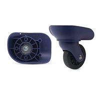 Roues de rechange universelles en PVC pour valise, chariot YF-F-12# Bleu