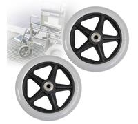Roues de remplacement for fauteuil roulant, roulettes de fauteuil roulant, roues de remplacement for fauteuil roulant avant, 2 roulettes solides for fauteuil roulant, ensemble de roulettes standard à