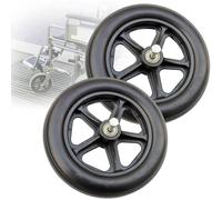 Roues de remplacement for fauteuil roulant, roulettes de fauteuil roulant, roues de remplacement for fauteuil roulant avant, 2 roulettes solides for fauteuil roulant, ensemble de roulettes standard à