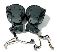 Roues De Remplacement Noires Gauche Droite, Roues D'aspirateur Antidérapantes Compatibles Avec Roborock Q10 VF, Q10 VF+, Q10 PF, Q10 PF+, Q10 S5, Q10 S5+, Q10 X5, Q10 X5+(A pair)