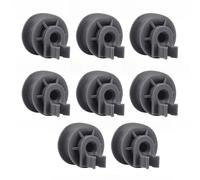 Roues de remplacement pratiques pour lave-vaisselle, rouleaux à Texture en plastique, adaptées à divers modèles d ' assemblage