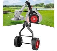 Roues de support pour débroussailleuse, 1 pièce universelle pour coupe-herbe, réglable, kit de roues en métal