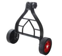 Roues de Support pour Tondeuse à Gazon Roues réglables pour Tige de Coupe de 25 à 28 mm Roue auxiliaire Facile à Pousser pour Fixation de Coupe-Bordure