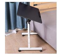 Roues de Table Bureau de Lit Base en Forme D'Ordinateur Portable Bureau à Domicile Ordinateur Portable Bureau de Bureau Jours Table, Support D'Ordinateur Portable Table de Lit Table D'Appoint Portabl