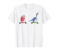 Roues de Trottinette Patinage, Dinosaures, Cascades T-Shirt