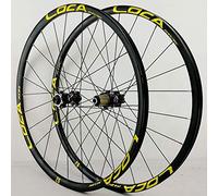 Roues de vélo 26/27,5/700C/29 Pouces, axe traversant, Freins à Disque, 24 Trous, Finition sablée, Jantes Avant et arrière, 8-12 Vitesses, pour VTT et vélo de Route.