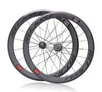 Roues De Vélo 406/451 20in Jeu De Roues Pliables pour Vélo/BMX QR Moyeux À Frein C/V Jantes Avant Et Arrière en Alliage D'aluminium pour Cassette 8/9/10/11/12 Vitesses(Black,406)