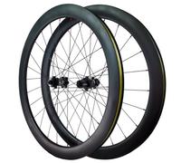 Roues de vélo 700C entièrement en Fibre de Carbone, moyeu à roulements étanches Center Lock, axe traversant 50 mm, Freins à Disque, Roues de Route, 1720 g, pour 7 à 12 Vitesses, pn