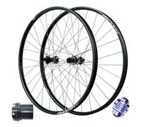 Roues de vélo à axe traversant 26, 27,5 et 29 pouces, en alliage d'aluminium, plateau 54 dents Central Lock, moyeu hybride, 4 roulements étanches, jante de 148 mm pour VTT, compatible 7 à 12 vitesses