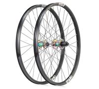 Roues De Vélo À Freins À Disque 26 27,5 29 Pouces VTT Avant Et Arrière pour Dirt Jump/XC/AM Jantes en Alliage D'aluminium 100/135 Mm QR 32 Trous(Black Multicoloured,29in)