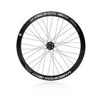 Roues de vélo à pignon Fixe 700C en Alliage d'aluminium, monovitesse, pour Piste de Course, Roues Avant et arrière, moyeux à roulements V-Brake 100/120 mm, Hauteur de Jante 40/60 m