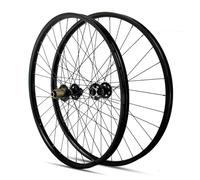 Roues De Vélo avec Axe Traversant 26/27,5/29 Pouces, Jantes en Alliage D'aluminium, Freins À Disque, Moyeux 32 Trous, Roues Avant Et Arrière for Cassette 8 12 Vitesses HG(110/142,29")