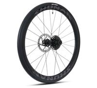 Roues De Vélo De Route 700c avec Pneus Et Disques 160 Mm Avant 100 Mm Arrière 135 Mm Blocage Rapide Freins À Disque 38 Mm(Rear Wheel 10s)