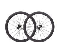 Roues de vélo de Route 700C en Fibre de Carbone, Freins V-Brake QR Avant et arrière, Hauteur 50 mm, Cassette 7/8/9/10/11 Vitesses, Roue Libre 20 Trous, ultralégères