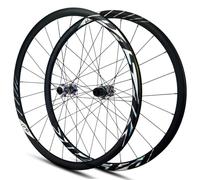 Roues De Vélo De Route Axe Traversant 700C Paire De Roues Freins À Disque Moyeux 24H Alliage D'aluminium Jantes for 8 9 10 11 12 Vitesses Cassette(Colourful,MS_Thru AXLE 12 * 100MM)