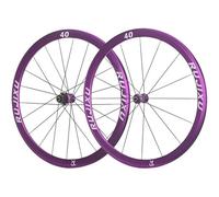 Roues de vélo de Route en Aluminium 700C, Freins sur Jante V/C, Cassette à Rayons Plats, moyeu à roulement 7-12 Vitesses, Blocage Rapide