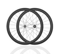 Roues de vélo de Route en Fibre de Carbone 700C, axe traversant, Freins à Disque Center Lock, Hauteur 28/32/35/38/42/45/50/55/60/65 mm, moyeux 24 Trous pour Cassette 8/9/10/11/12 v