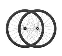 Roues de vélo de Route en Fibre de Carbone 700C, Freins à Disque à Verrouillage Central, axe traversant, Roues Avant et arrière 100/142 mm, Cassette ultralégère 8/9/10/11 Vitesses, Rayons 24 Trous