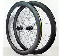Roues De Vélo De Route En Fibre De Carbone 700C, Verrouillage Central, Frein D'Axe Traversant, Disque 38 Mm/50 Mm, Roulements Scellés, Moyeu De Roue De Route 1720G Pour 7-12 Vitesses,Thru axle,50mm