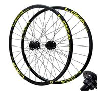 Roues De Vélo, Freins À Disque, Jantes en Alliage Double Paroi, 27,5/26/29 Pouces, Axe Traversant, 2 Roulements l'avant Et 4 L'arrière, Rayons 28 Trous, 7-12 Vitesses(15 * 100/12 * 142mm,27.5inch)