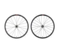 Massi Roubaix Cl Disc Tubeless Road Wheel Set Noir 12 x 100 / 12 x 142 mm / Shimano/Sram HG Black