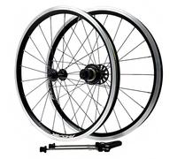 Roues de Vélo Pliables 20 Pouces, Freins 406 V, 20 X 1-3/8, Roue Avant 451 Mm, Roue Arrière 74 Mm, Support 130 Mm, Cassette 7-12 Vitesses 74/130MM,451