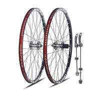 Roues de VTT 24, 26, 27,5 et 29 Pouces, Blocage Rapide, moyeux Avant et arrière 100/135 mm, Freins à Disque, Jantes en Alliage d'aluminium Double Couche, moyeux 32 Trous, pour tran