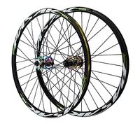 Roues de VTT 24 Pouces à démontage Rapide, Pliables, 32 Trous, Freins à Disque mécaniques, Jantes VTT, Cassette 8/9/10/11/12 Vitesses, 2 roulements à l'avant et 4 à l'arrière, 1886