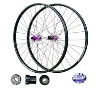 Roues de VTT 26/27,5/29 Pouces, Alliage d'aluminium, 54 Dents, roulements Hybrides/étanches, axe traversant 110 x 148 mm, Jante 28 Trous pour Transmission 11/12 Vitesses, 1950 g